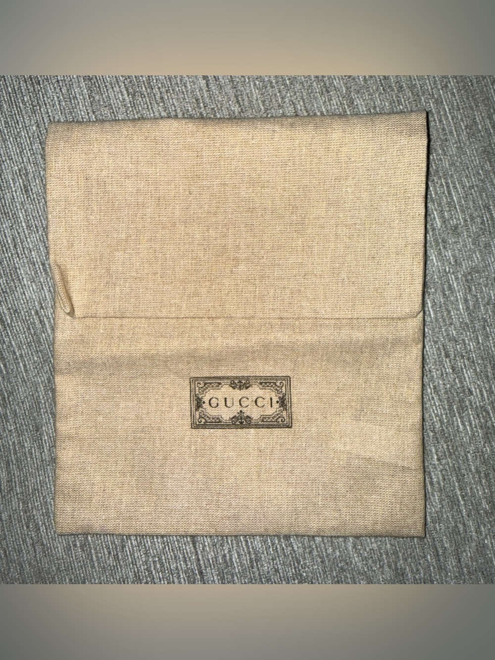 Gucci Authentic Linen Dust Bag 8x7